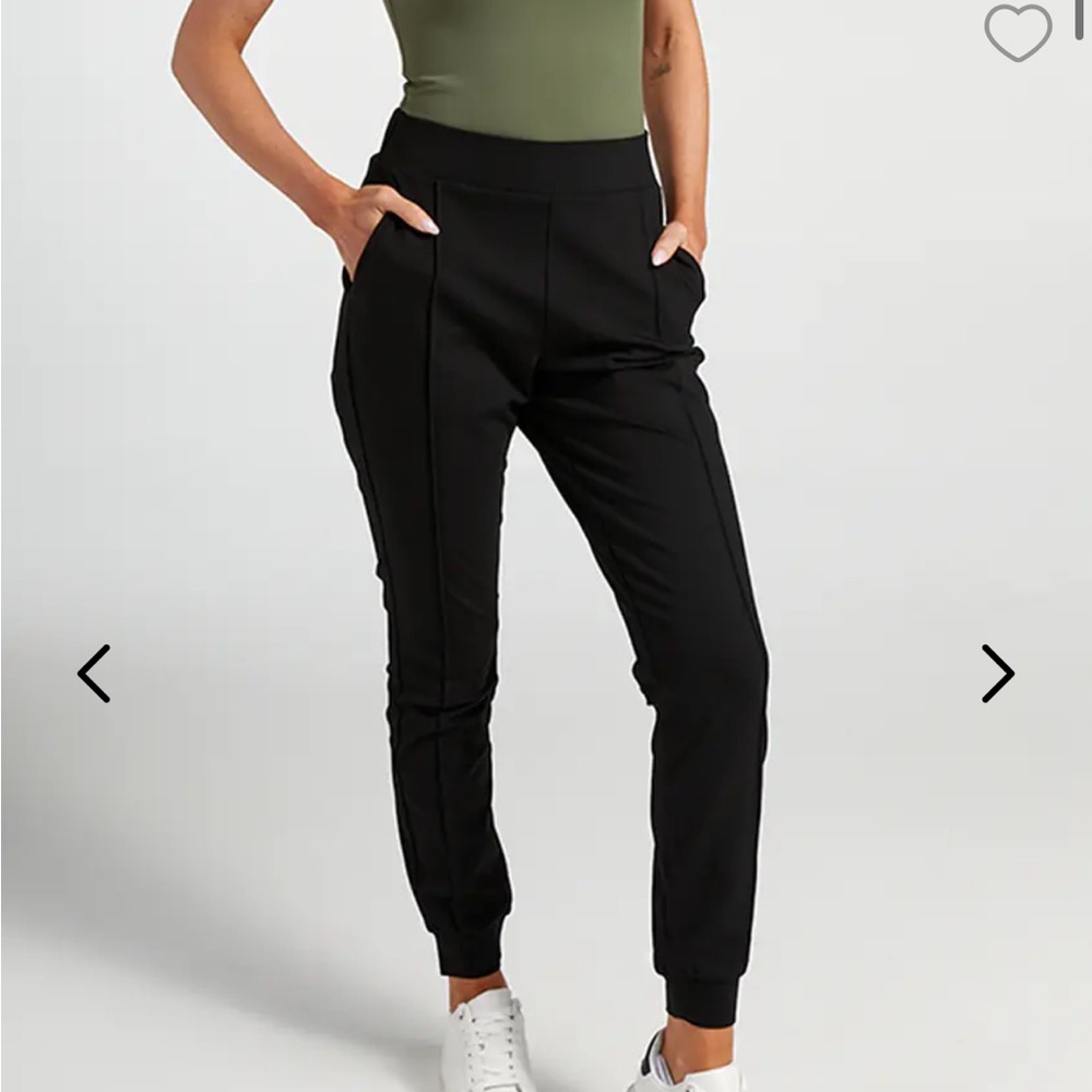 BYLT Basics Black Pintuck Jogger